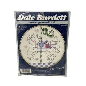 Vintage Dale Burdett A Country Cross Stitch Kit Carousel Horse CK1031